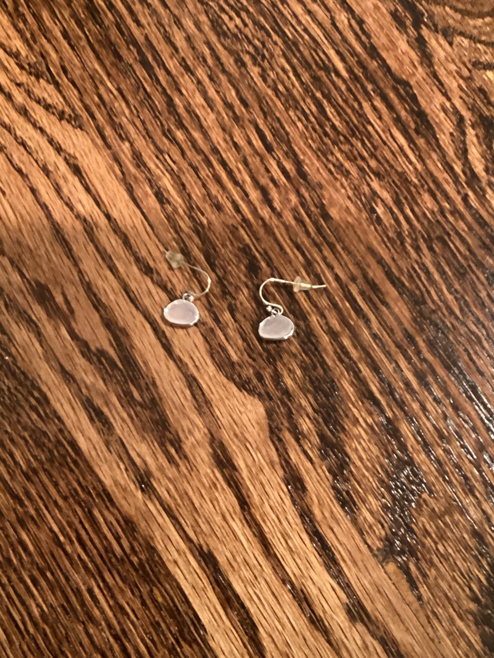Kendra Scott Pale Pink Drop Earrings in Silver